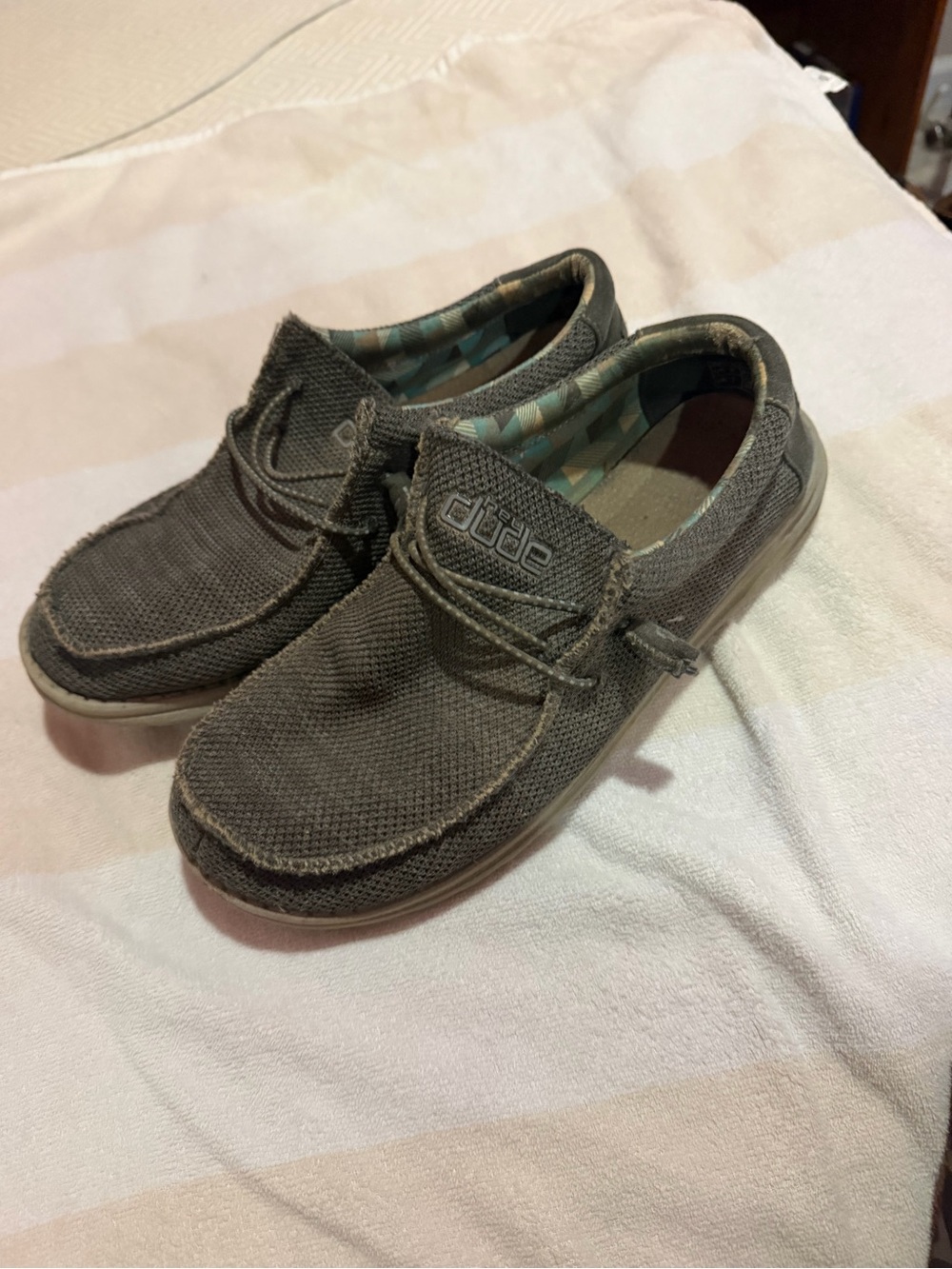 Hey Dude Men's Slip-On Loafers in Olive